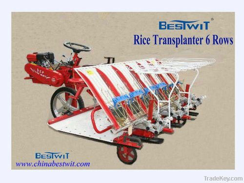 6300 Paddy Rice Transplanter /  6 Lines Rice transplanting Machine
