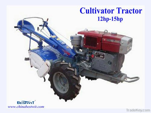 Cultivator Tractor/Power Tiller 12hp/Rotovator 15hp