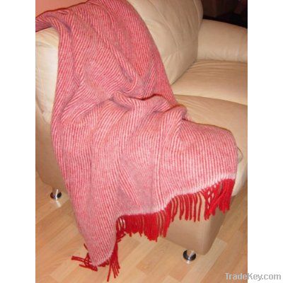 Melange New Zealand Wool Throw Blankets