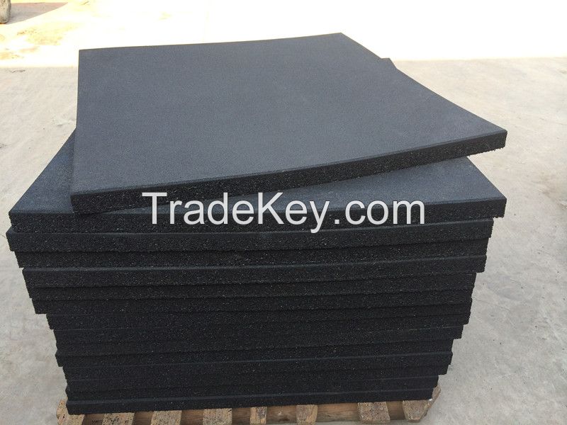 50mm Thick Gym Rubber Flooring Tile Mats