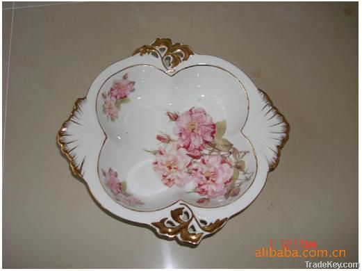 China Art Ceramic decals gilt ornaments