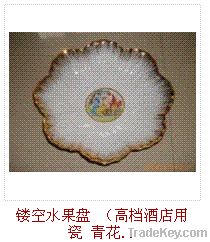 China Art Ceramic decals gilt ornaments