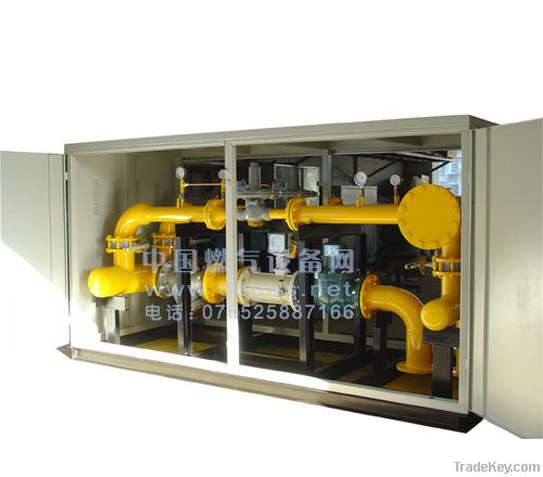 Natural gas regulator box/cabinet/sledge