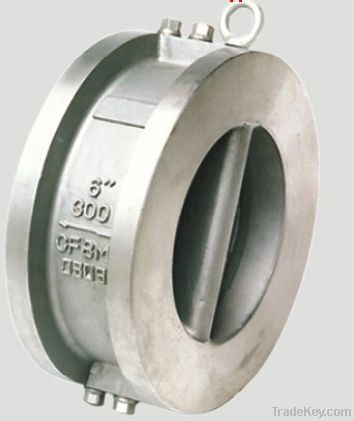 wafer type double disc check valve
