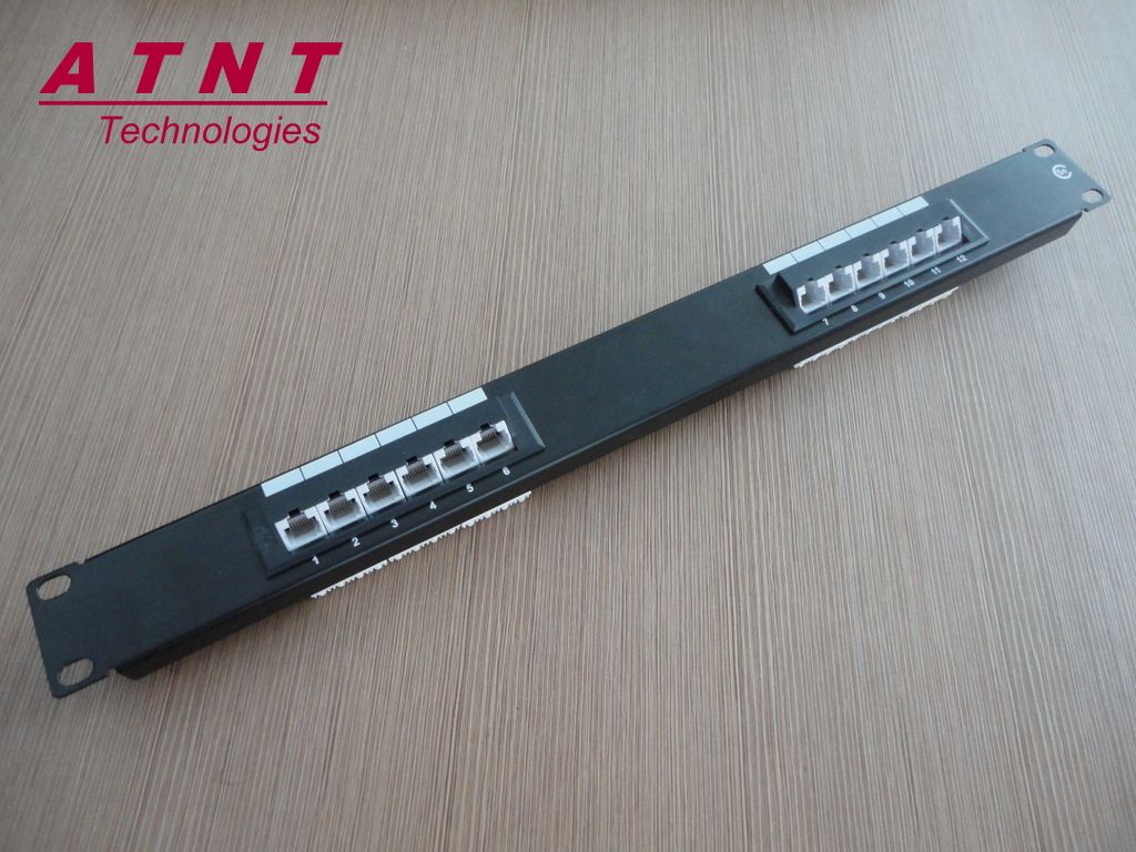 UTP Cat.5E 12 ports patch panel RP-5E-2712B