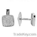 Man's 925 Sterling Silver Coin Cuff Link