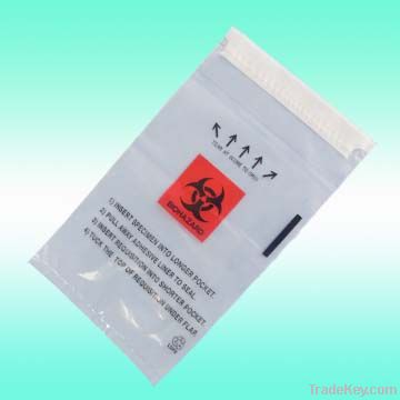 plastic opaque specimen medical  bag