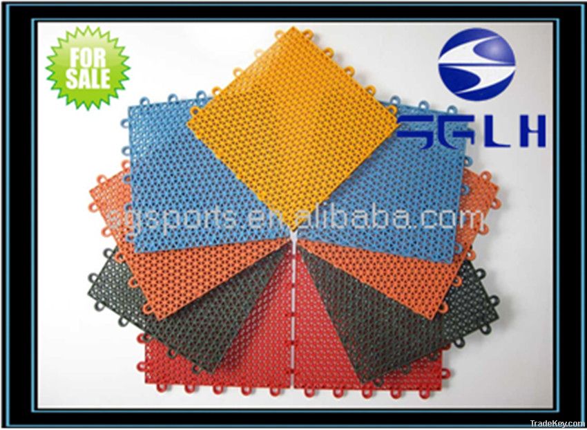 2011 pp interlocking plastic sports flooring