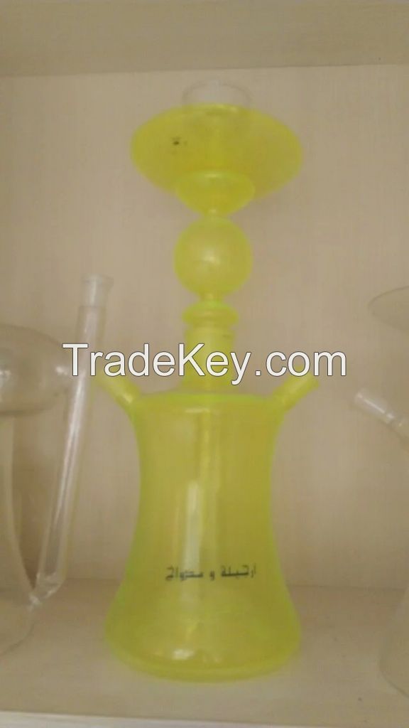 New design glass hookah on sale wholsale glass led hookah