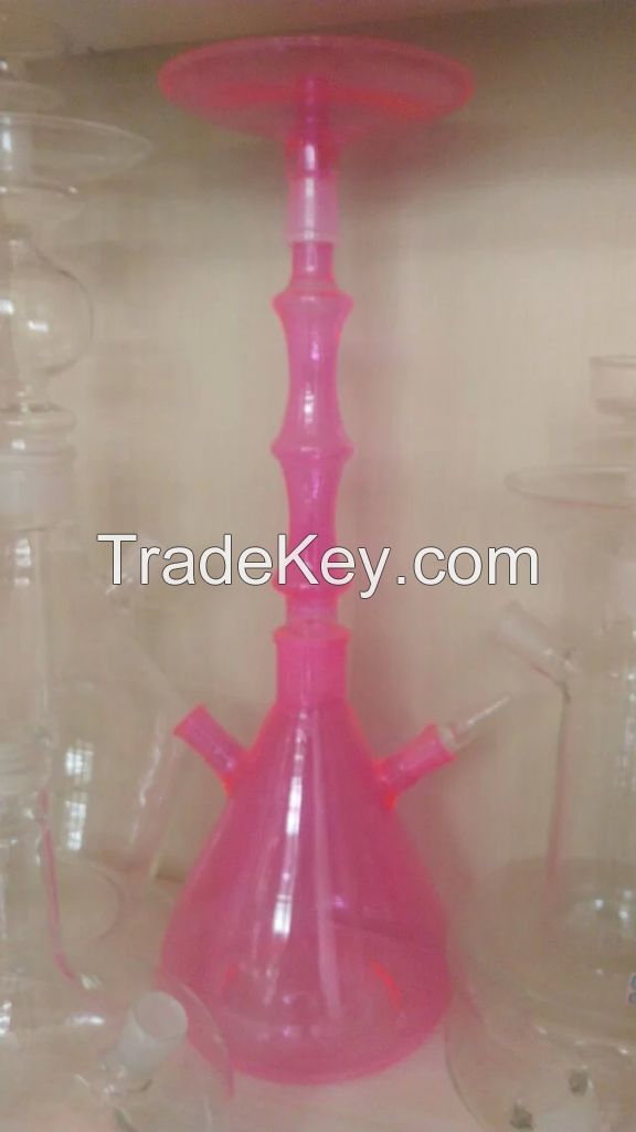 New design glass hookah on sale wholsale glass led hookah