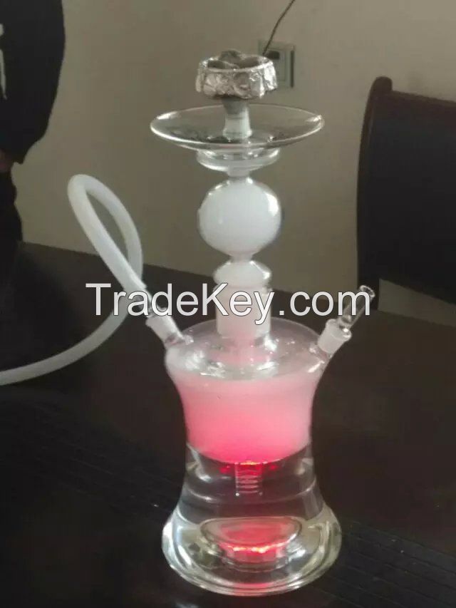 High quality wholsale shisha led glass hookah