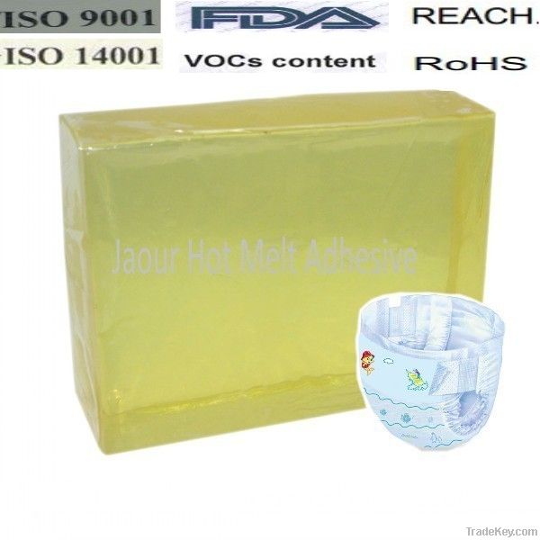 Construction Hot melt adhesive for diapers