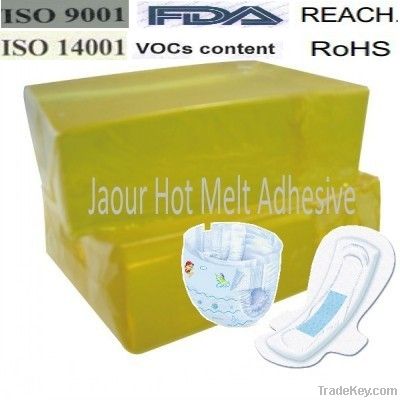 Elastic Hot melt adhesive for sanitary napkin