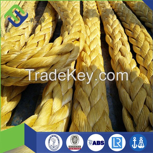 High tensile 12 strand uhmwpe rope made in China