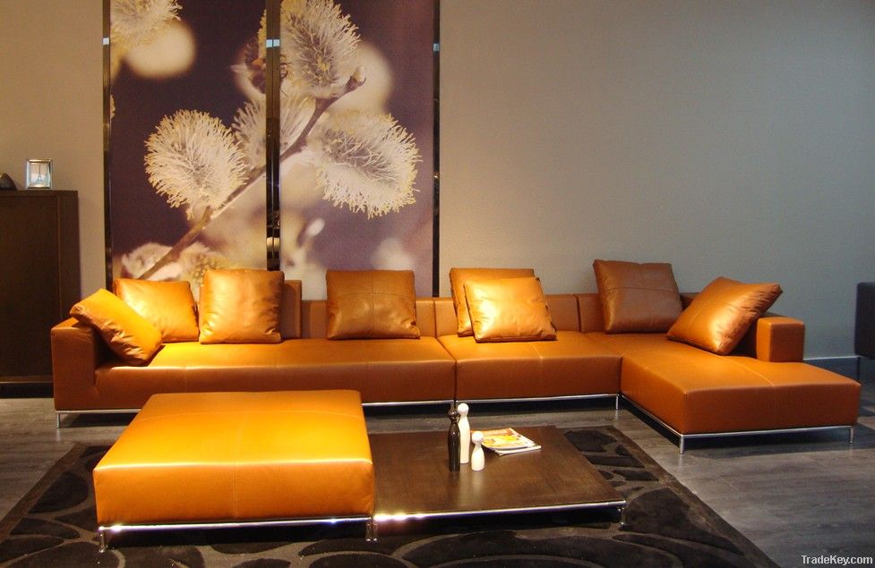 high quality genuine sofa