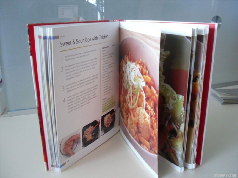 popular hardcover /paperback cook book printing