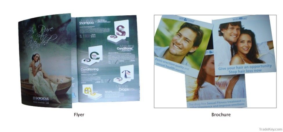 Promotional brochure printing, booklet printer, customize printing