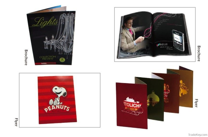 Promotional brochure printing, booklet printer, customize printing