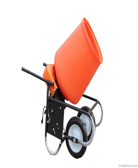 portable concrete mixer with 3.5cuft poly drum