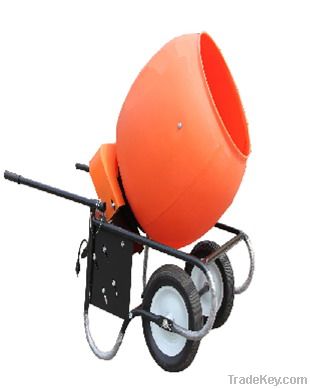 portable concrete mixer with poly drum-600