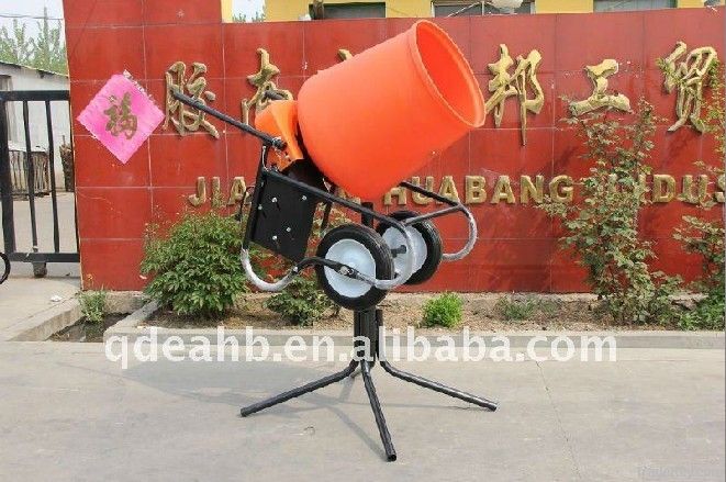 electrical mini concrete mixer with stand