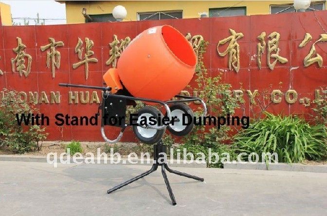 6cuft mobile concrete mixer with stand