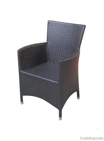 Polyrattan dining armchair