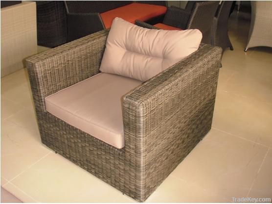 Polyrattan dining armchair