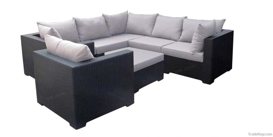 Polyrattan sofa set