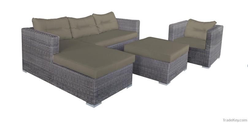Polyrattan sofa set
