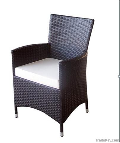 Polyrattan dining armchair