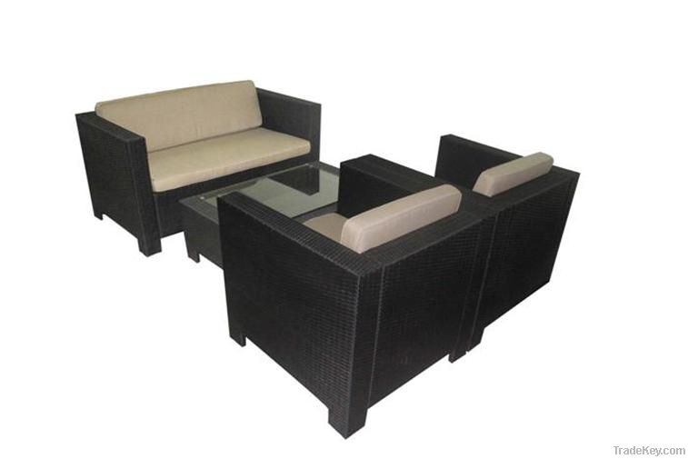 Polyrattan sofa set
