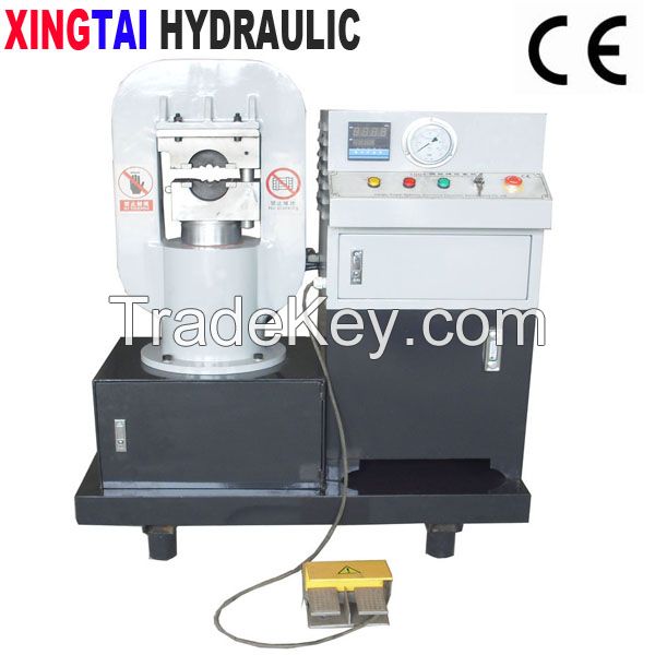 Steel wire rope sling press machine