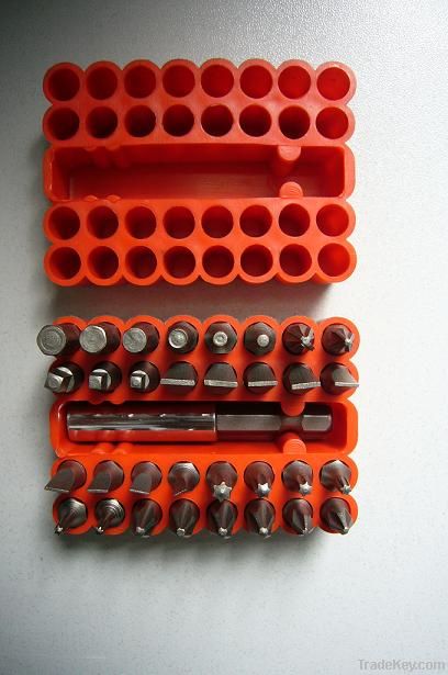 33 pc Security screwdriver bit set