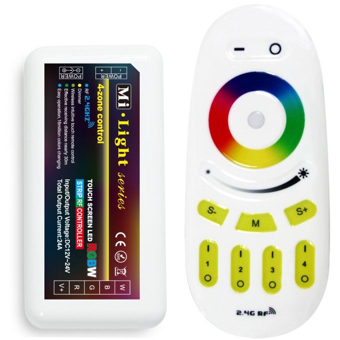 RF 4 Channel LED RGBW Remote Controller