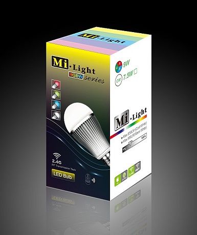 LED Smart Wifi Bulb 9W RGBW Dimmable Mi.Light: