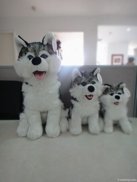 Plush husky