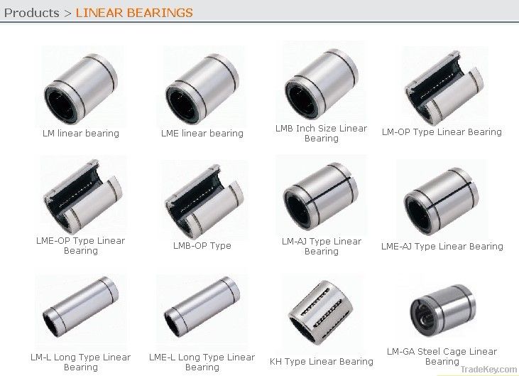 Linear Motion Bush Bearings