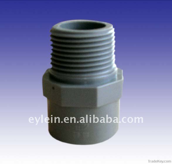 pvc pipe fitting for water supply, male adapter, female adapter, coupling