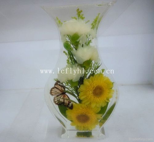 crystal fresh flower artware