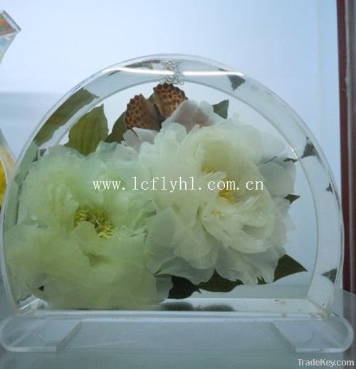 crystal  fresh flower art