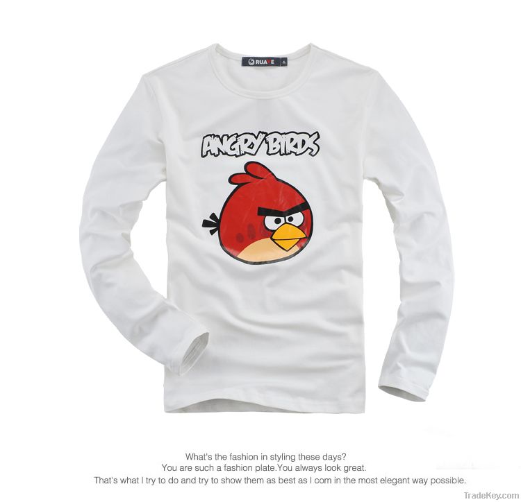 Angry birds T-shirts/high quality T-shirts