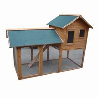 luxurious wooden dog house, dog kennel