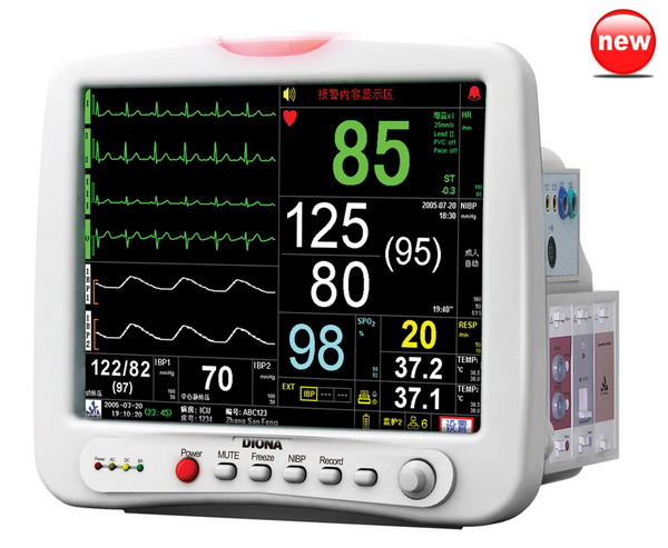 Larger Screen Informative Patient Monitor