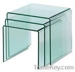 clear and safely tempered glass panel