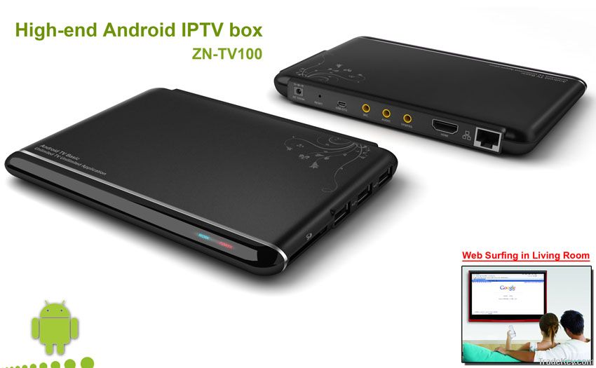 High-End Android IPTV Box (ZN-TV100)