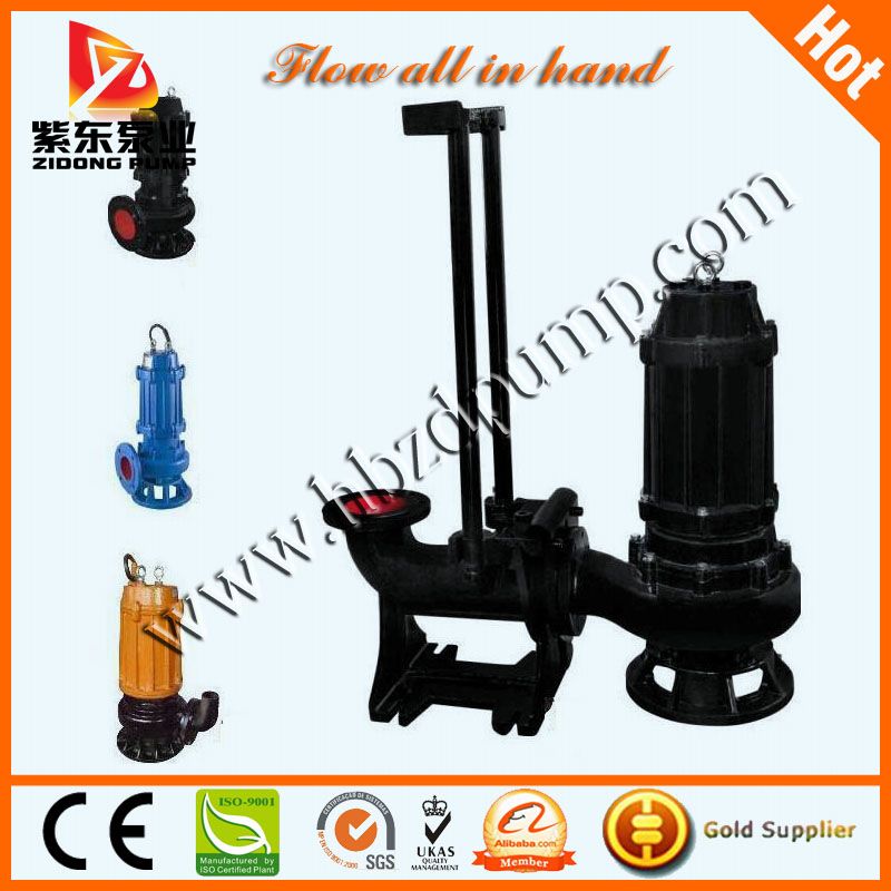 WQ/QW electric submersible dirty water pump vertical sewage pump