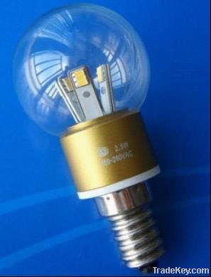 E14 LED bulb with light angle 360    