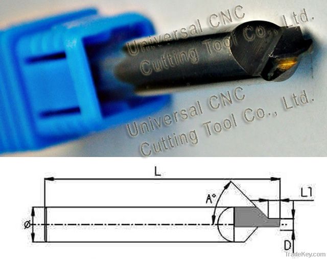 diamond PCD Milling cutter for acrylic, glass lens, Acrylic, CP board