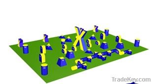 inflatable paintball fields/paintball bunker